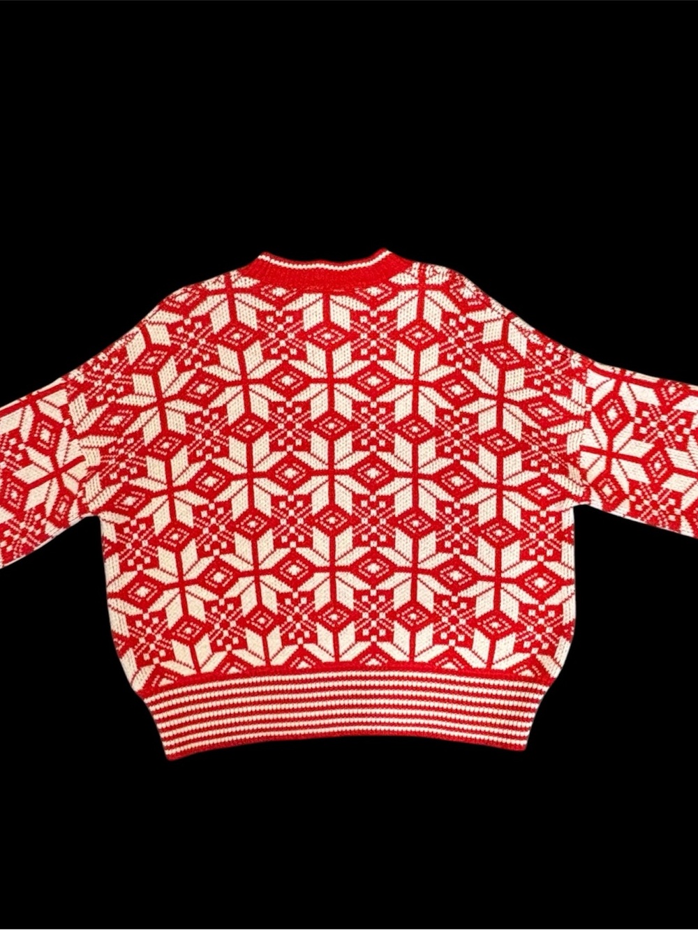 THE GREAT. snowflake pullover sweater in alpine spice Size 2: US M (8–10) - Picture 4 of 12